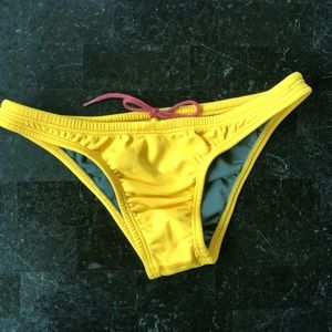 JOLYN SML Bikini Bottoms Canary Yellow Cheeky